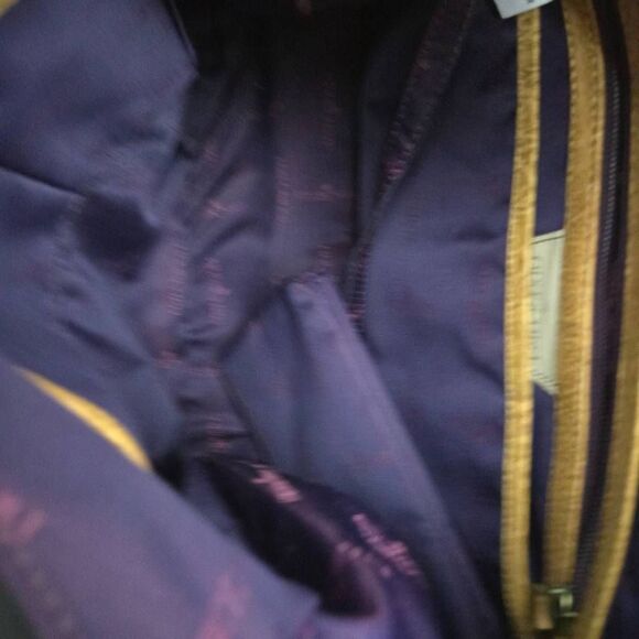 Anna Anushka Painted Hobo Bag Butterfly Roses Whimsical - Picture 13 of 14